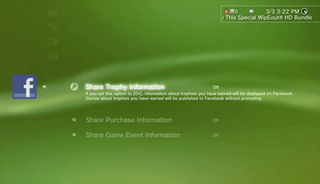 Illustration for article titled PlayStation 3 Firmware 3.10 Adds Facebook Today